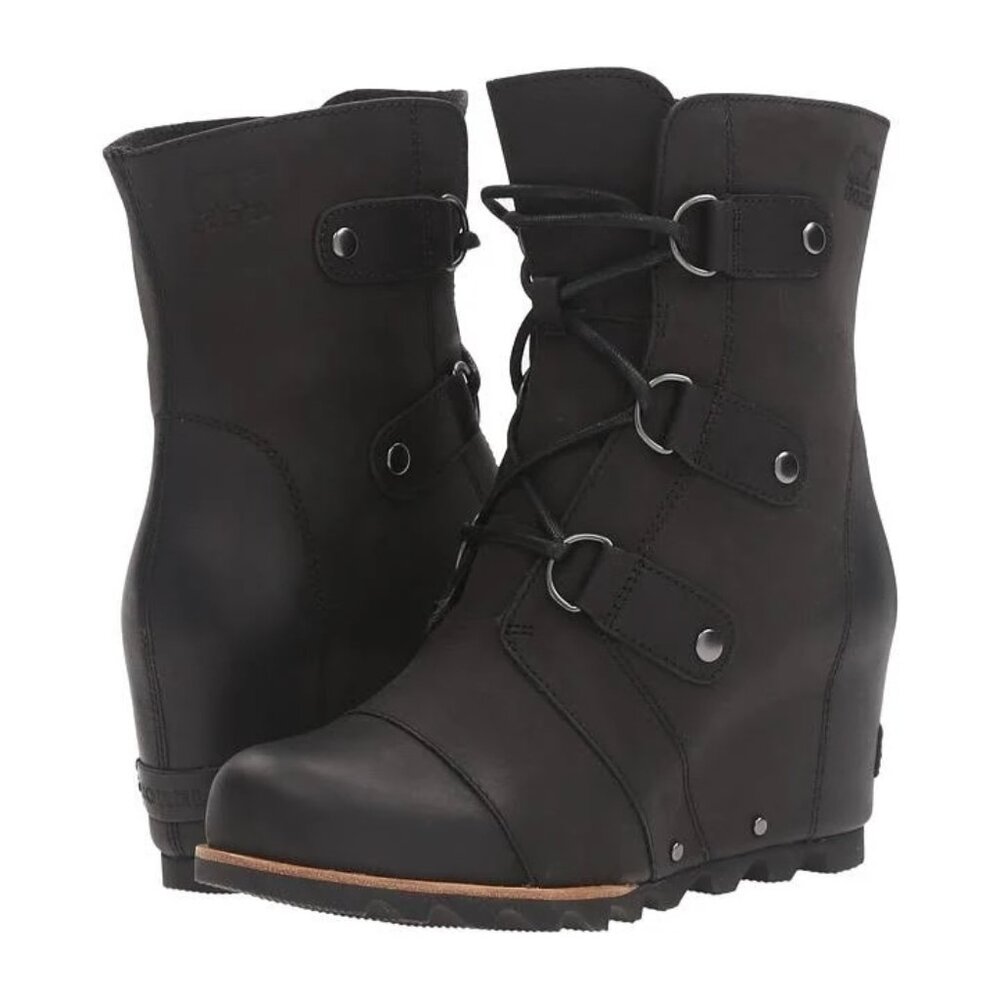 Sorel Joan of Arctic leather wedge boot size 7